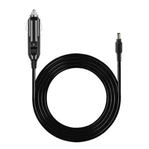kuma dc 12v car charger cigarette lighter adapter universal 12 volt plug power cord for portable dvd player jump starter breast pump vacuum cleaner seat cushion male jack 5.5 x 2.1mm 6.6ft cable