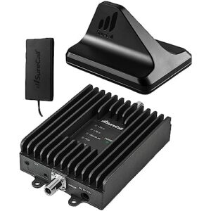 surecall fusion2go max vehicle cell signal booster, 5g/4g lte, most powerful booster for car/truck/suv, multi user, all carrier, boosts verizon at&t sprint t mobile, fcc approved usa company