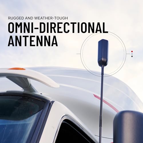 weboost drive reach otr cell phone signal booster for trucks and suvs | boosts 5g & 4g lte for all u.s. carriers verizon, at&t, t mobile & more | made in the u.s. | fcc approved (model 477154)