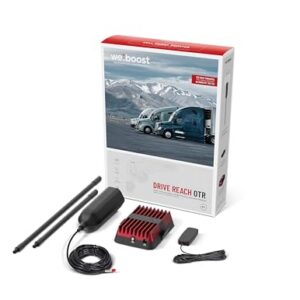 weboost drive reach otr cell phone signal booster for trucks and suvs | boosts 5g & 4g lte for all u.s. carriers verizon, at&t, t mobile & more | made in the u.s. | fcc approved (model 477154)
