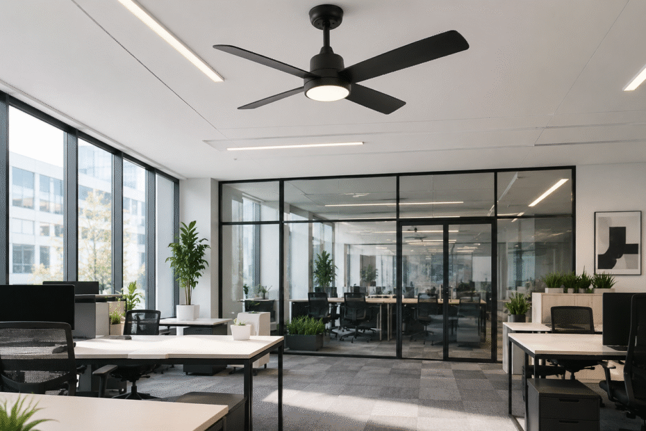 ventilateur dans des bureaux